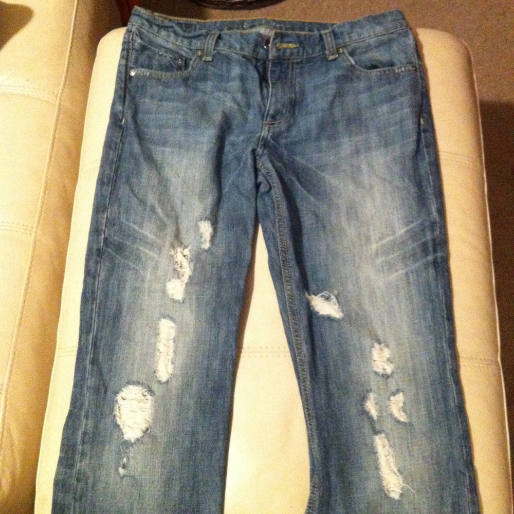 Distressed Jeans
