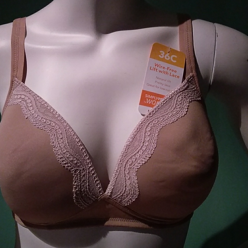 Wire free with lift bra