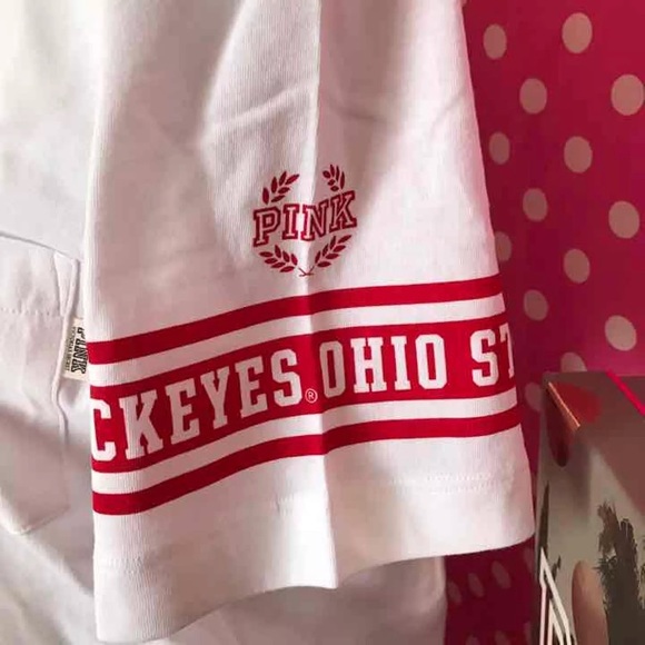 NWT VS PINK OSU Buckeyes Campus Tee - Picture 3 of 4