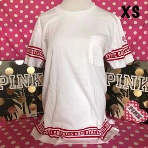 NWT VS PINK OSU Buckeyes Campus Tee