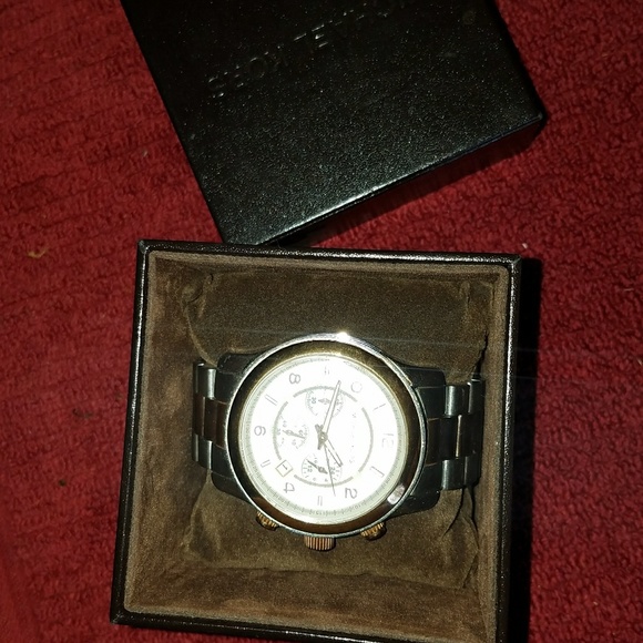 Michael Kors Rose Gold & Silver Watch main image 4