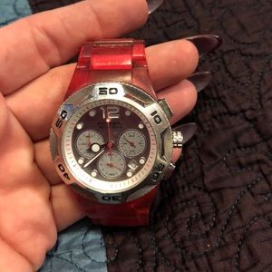 Fossil Watch pink band super cute