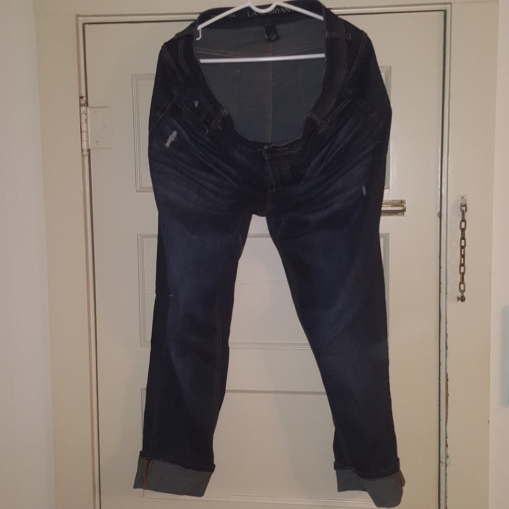 Lane Bryant Straight leg cropped jeans. Sz 18