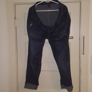 Lane Bryant Straight leg cropped jeans. Sz 18