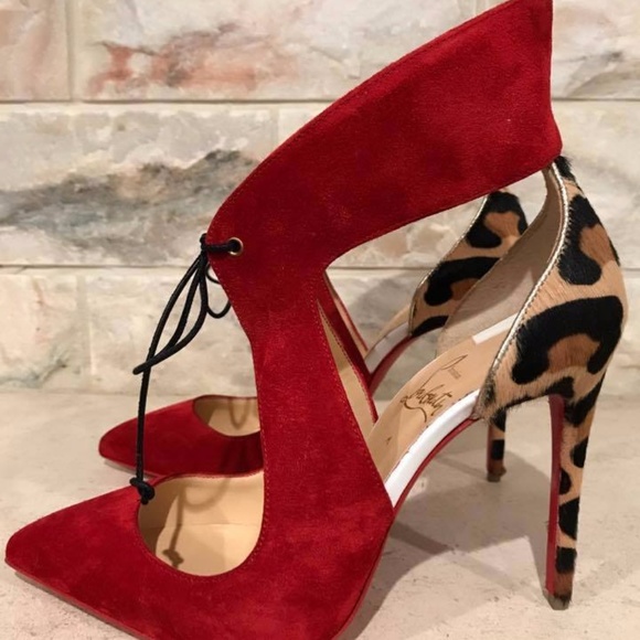 Louboutin Ferme Rouge Heels - Picture 6 of 6