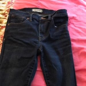 Madewell high riser jeans!