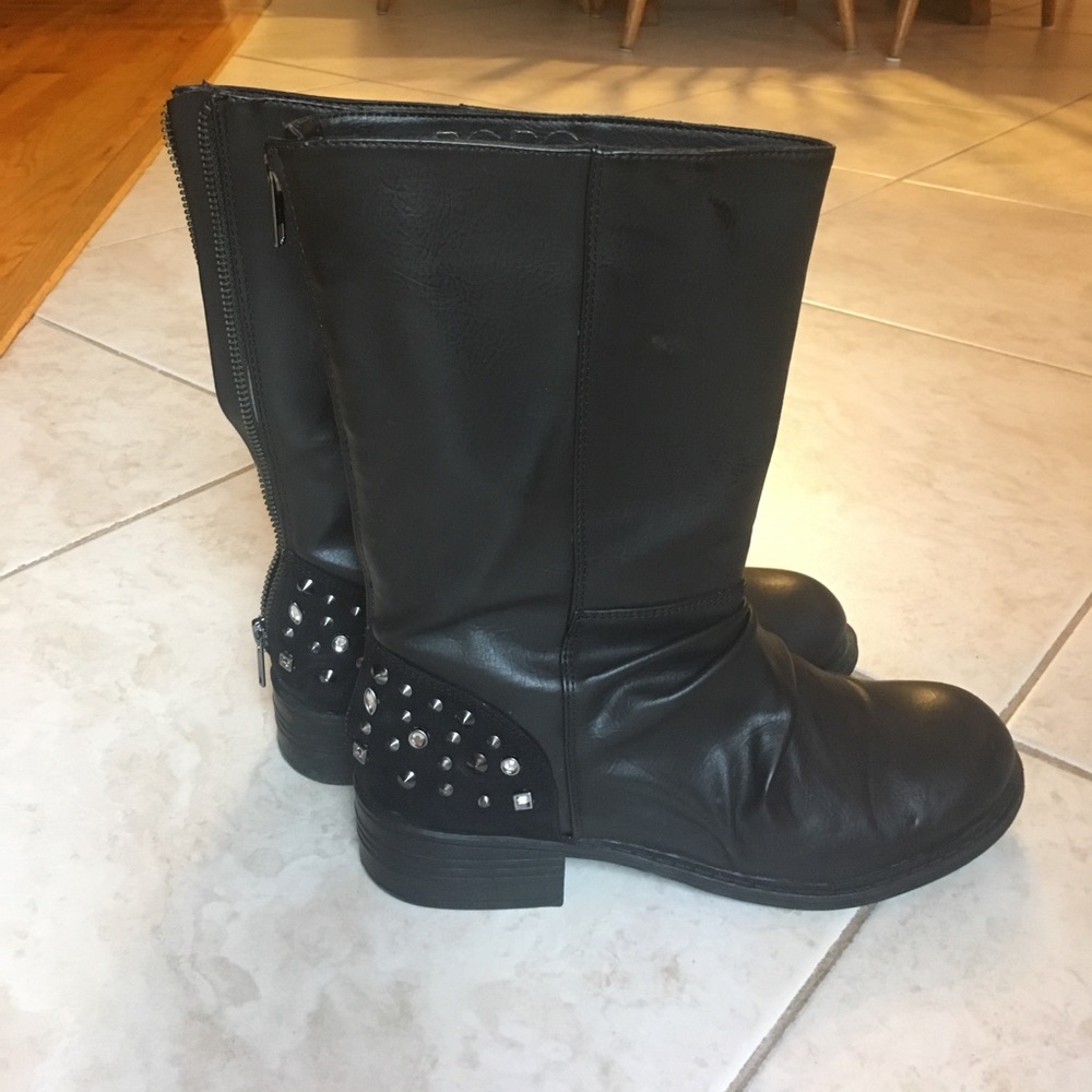 BCBG Paris Studded Boots
