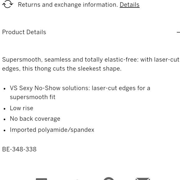 Ⓜ️NEW!!! Bundle Of 2 VS Seamless Thong Panty - Picture 4 of 4