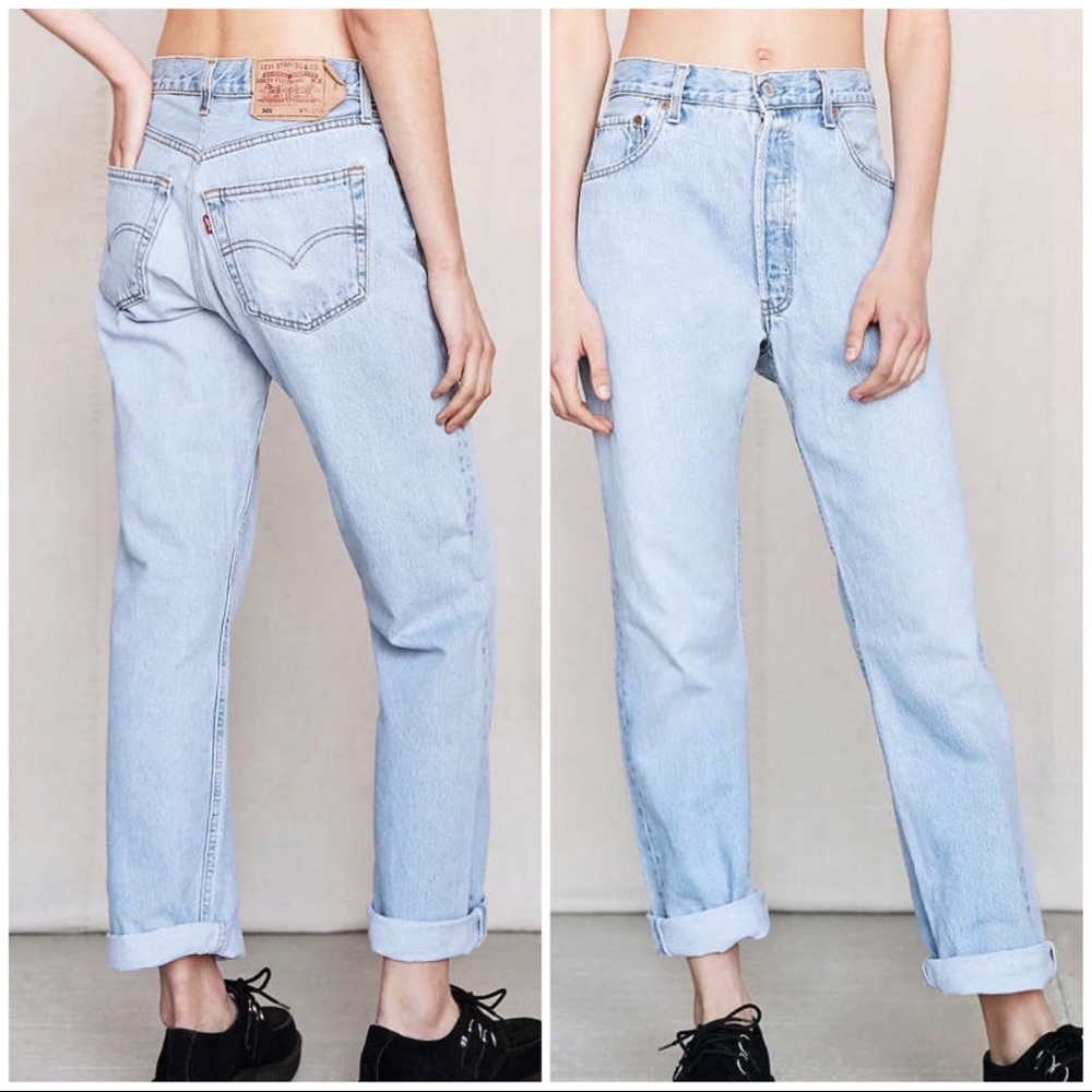 VINTAGE 505 Light/white Wash perfect to customize - Picture 1 of 5