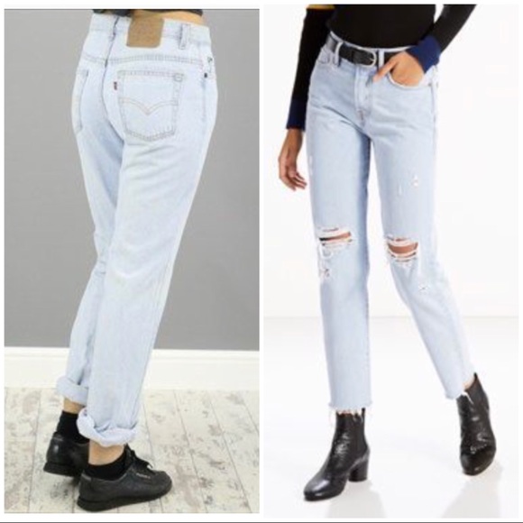 VINTAGE 505 Light/white Wash perfect to customize - Picture 2 of 5