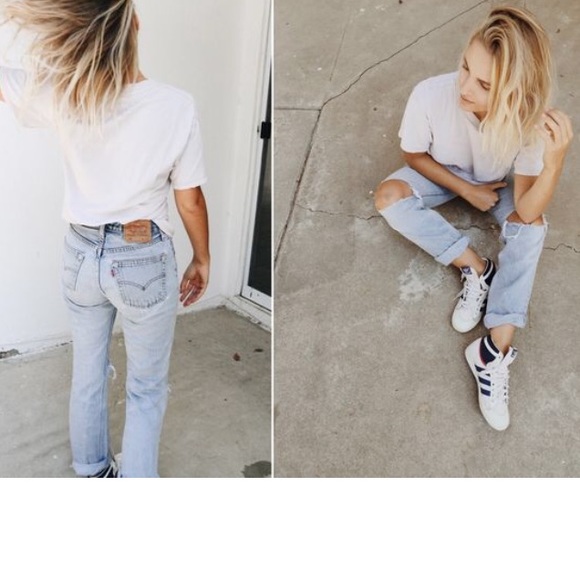 VINTAGE 505 Light/white Wash perfect to customize - Picture 3 of 5