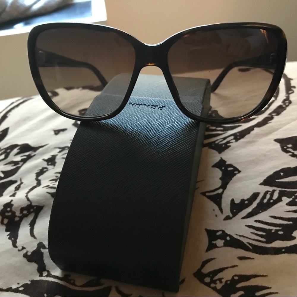 Authentic Prada Dark Tortoise Sunglasses