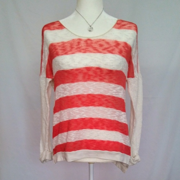 Xhileration Striped women's long sleeve top Small - Picture 1 of 5