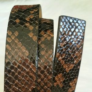 Banana Republic Fashion Belt Faux Snakeskin XS
