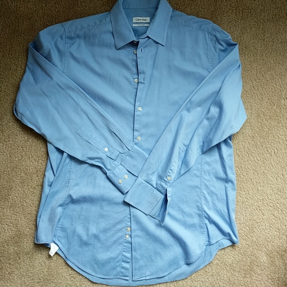 SALE!!Calvin Clein slim fit stretch shirt