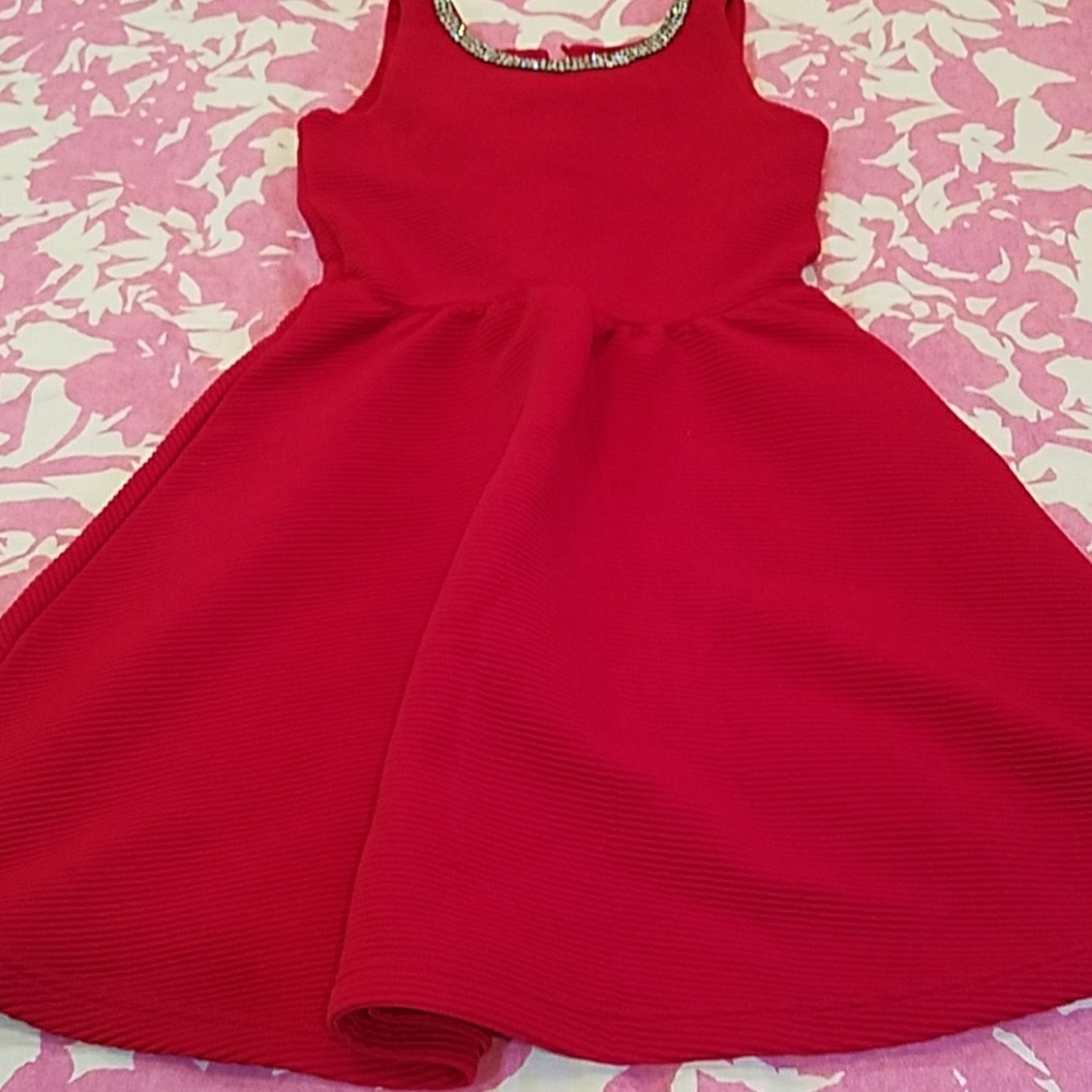 Holiday Red Shelli Segal Girl's Dress