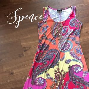 💕 Spence Paisley Midi Dress