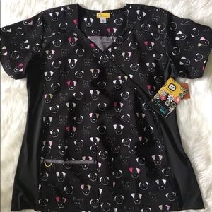 New With Tags wonderwink Scrub top .