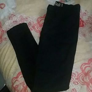 SO Black Jeggings (size 0)
