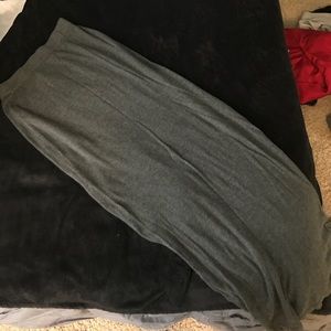 Long Grey H&M Skirt