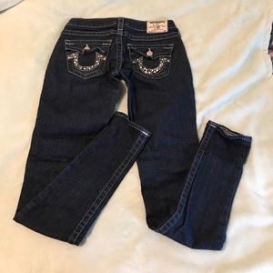 True Religion Rhinestone Skinny Jeans