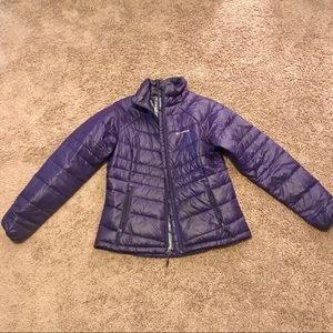 Columbia purple omni-heat winter jacket size M EUC