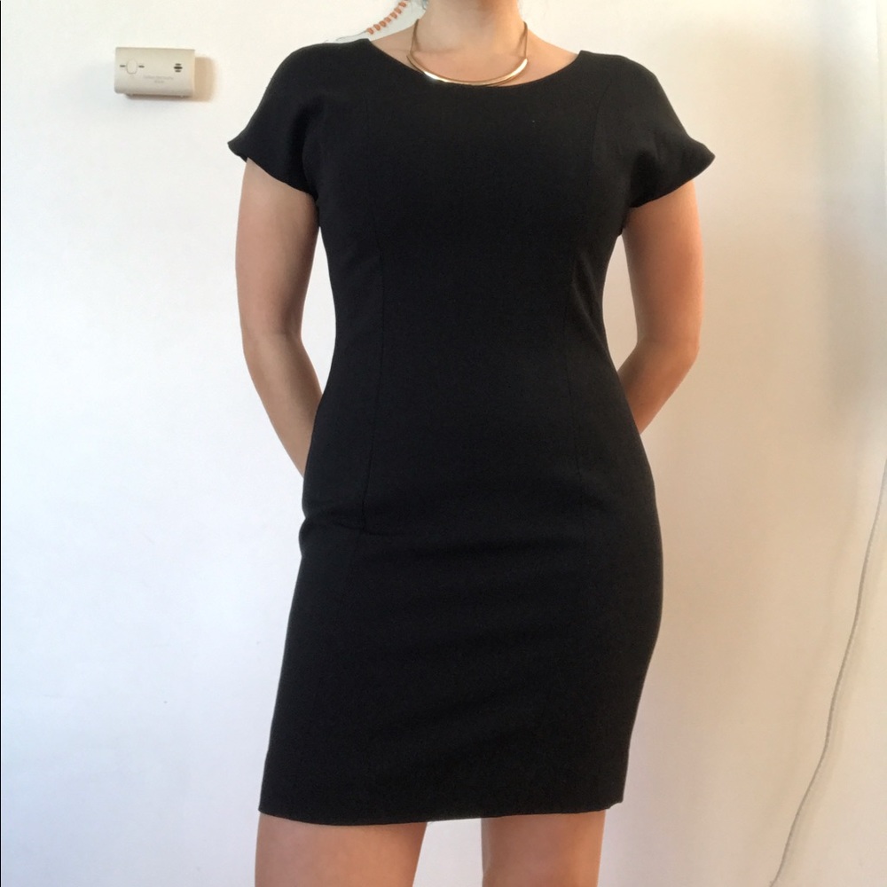 Vintage Gianni curve hugging Little Black Dress