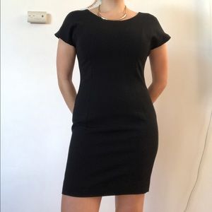 Vintage Gianni curve hugging Little Black Dress