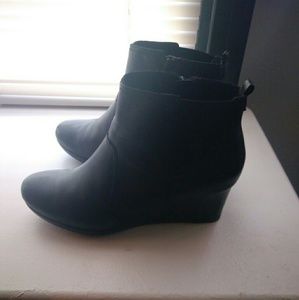 Leather ankle boots