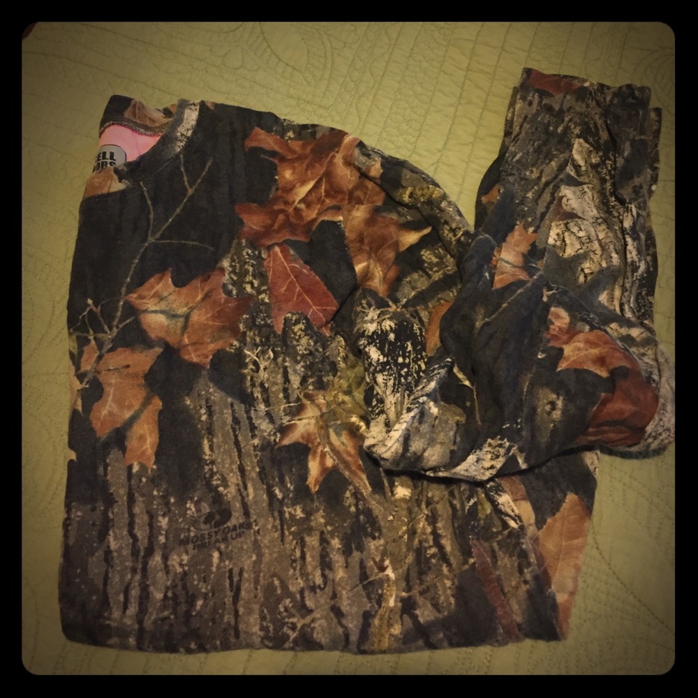 Mossy Oak Camo long sleeve tee