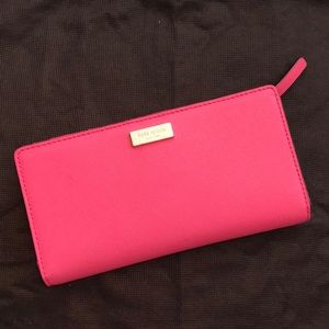 Hot-Pink Kate Spade Wallet