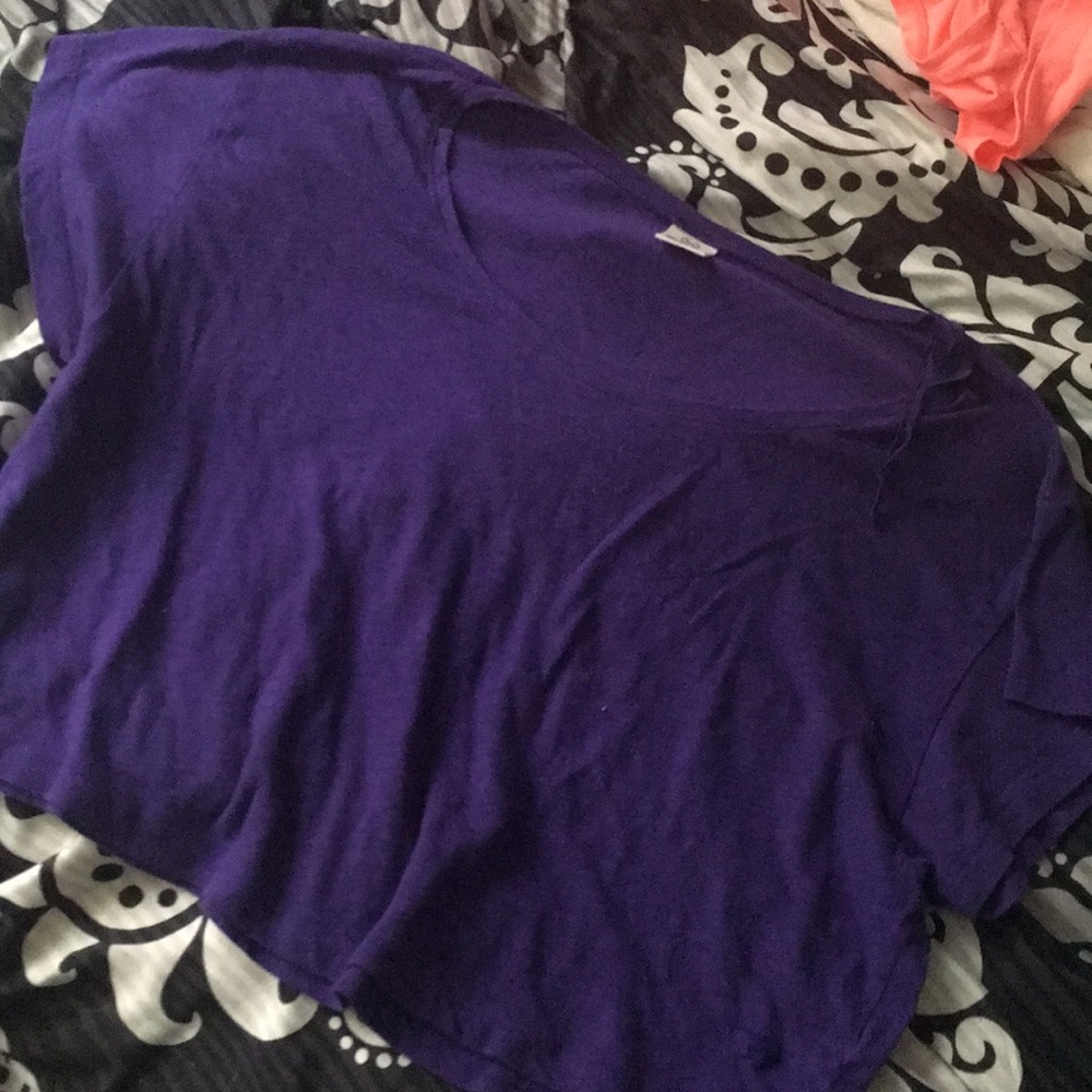 PINK VS purple crop top size xs