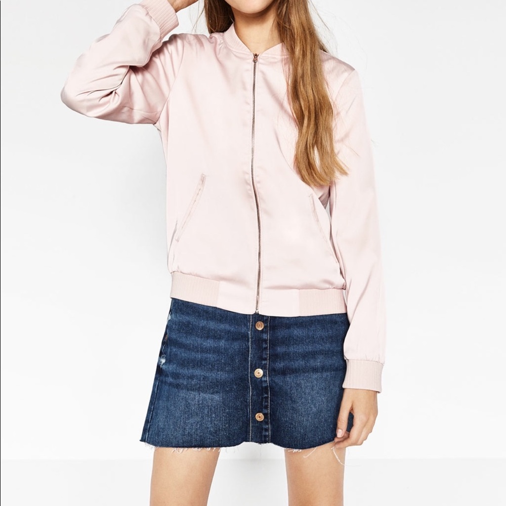 Pink Bomber Jacket