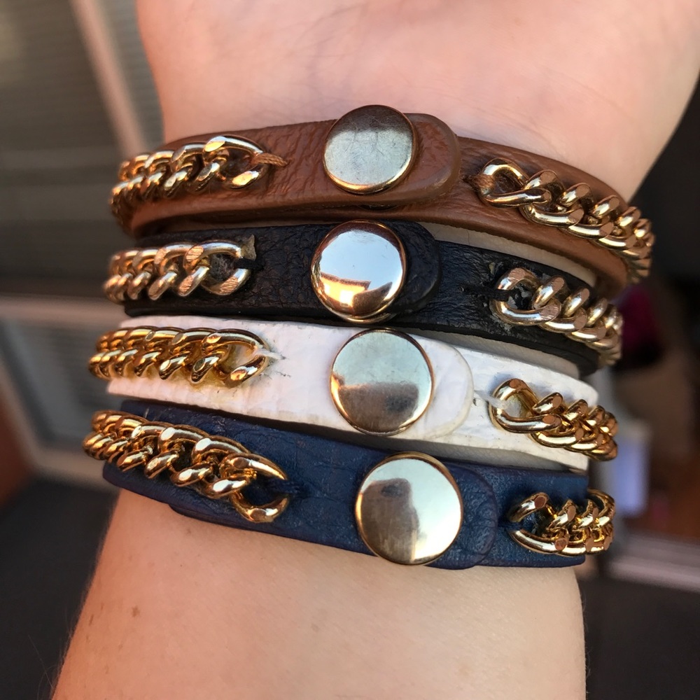 💕HP💕Fornash Milan leather chain bracelet - Picture 8 of 8