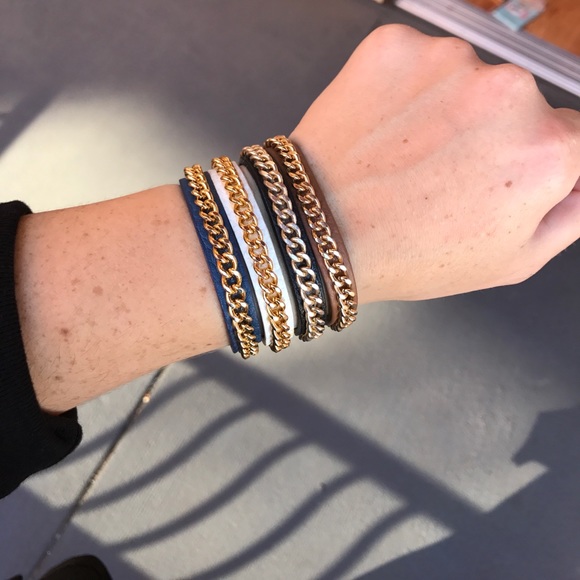 💕HP💕Fornash Milan leather chain bracelet - Picture 7 of 8