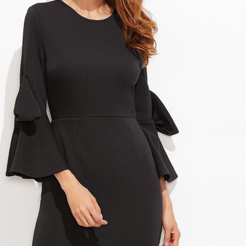 🎄⚡️🛍2XHP🏆🆕👀Oversized bow detail pencil dress - Picture 3 of 8