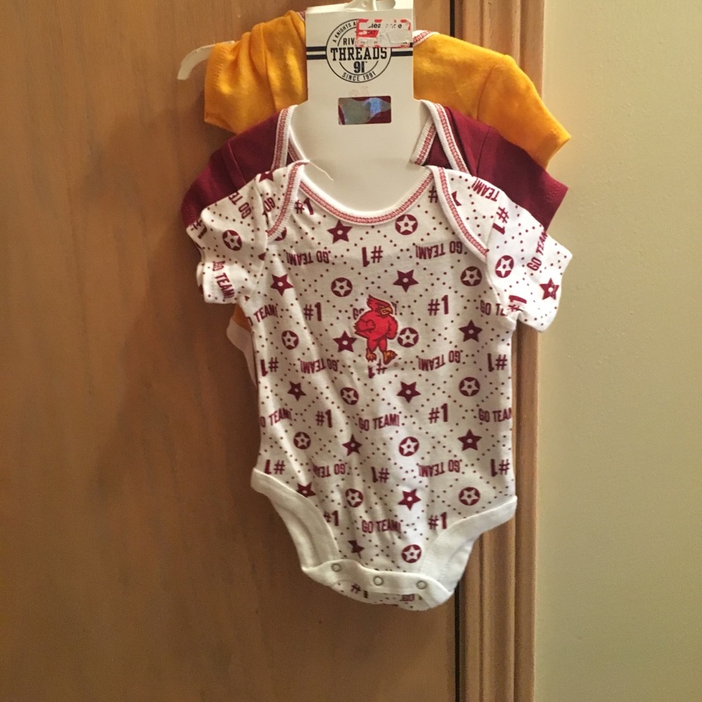 Iowa state baby onesie