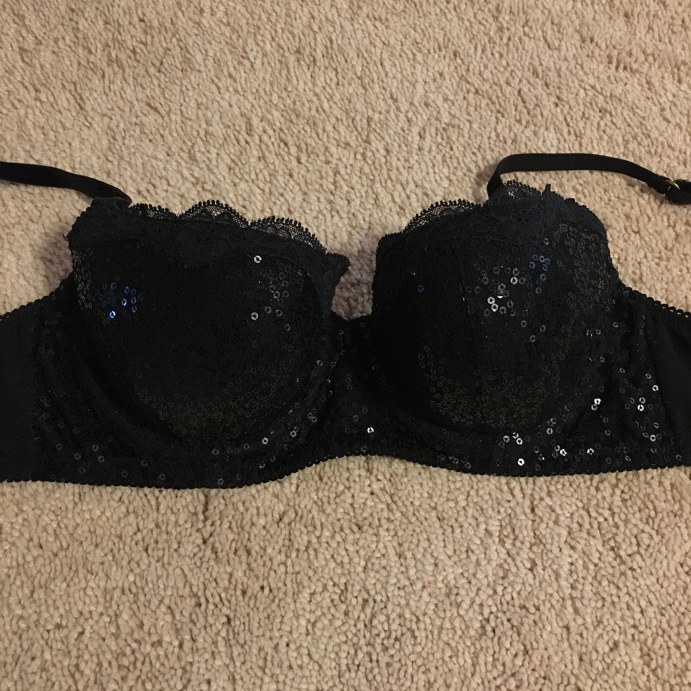 Sequin bra