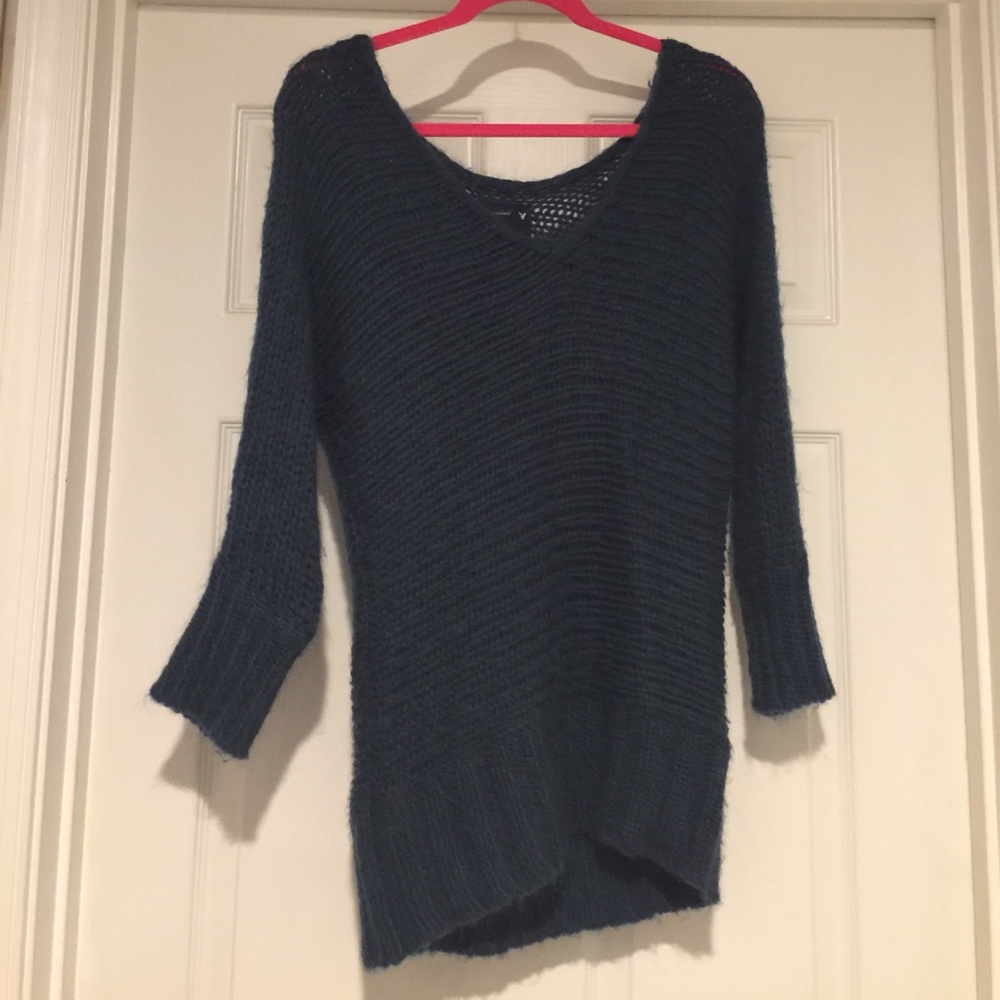 Navy, oversized sweater from American Eagle - XS