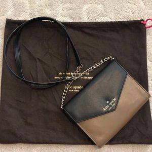 Brown&Black Kate Spade Mini Cross-Body