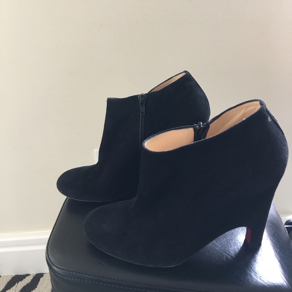 Christian Louboutin Suede Ankle Boots