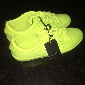 Zara Neon Green Sneakers