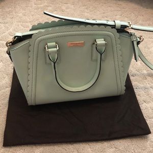 Mint Scallop-Trim Kate Spade Cross-body Purse