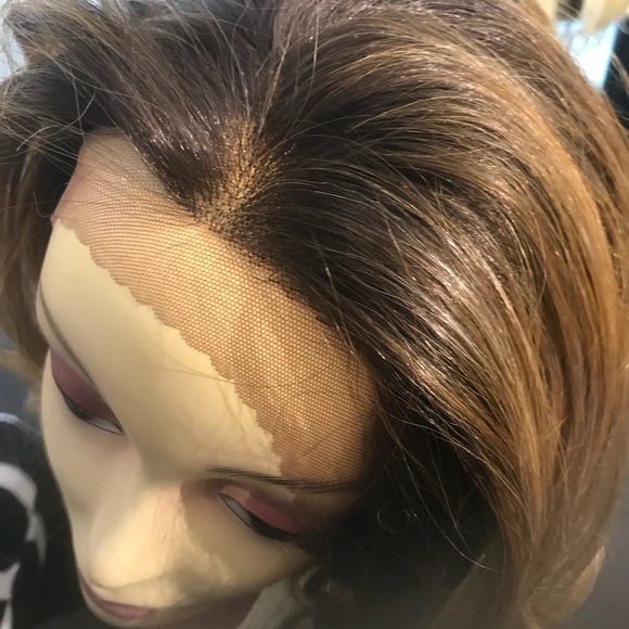 Ombré Loose waves Swisslace Free Part Wig main image 7