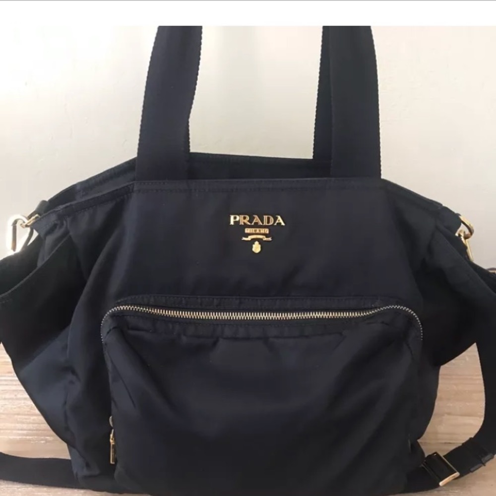 Prada diaper bag