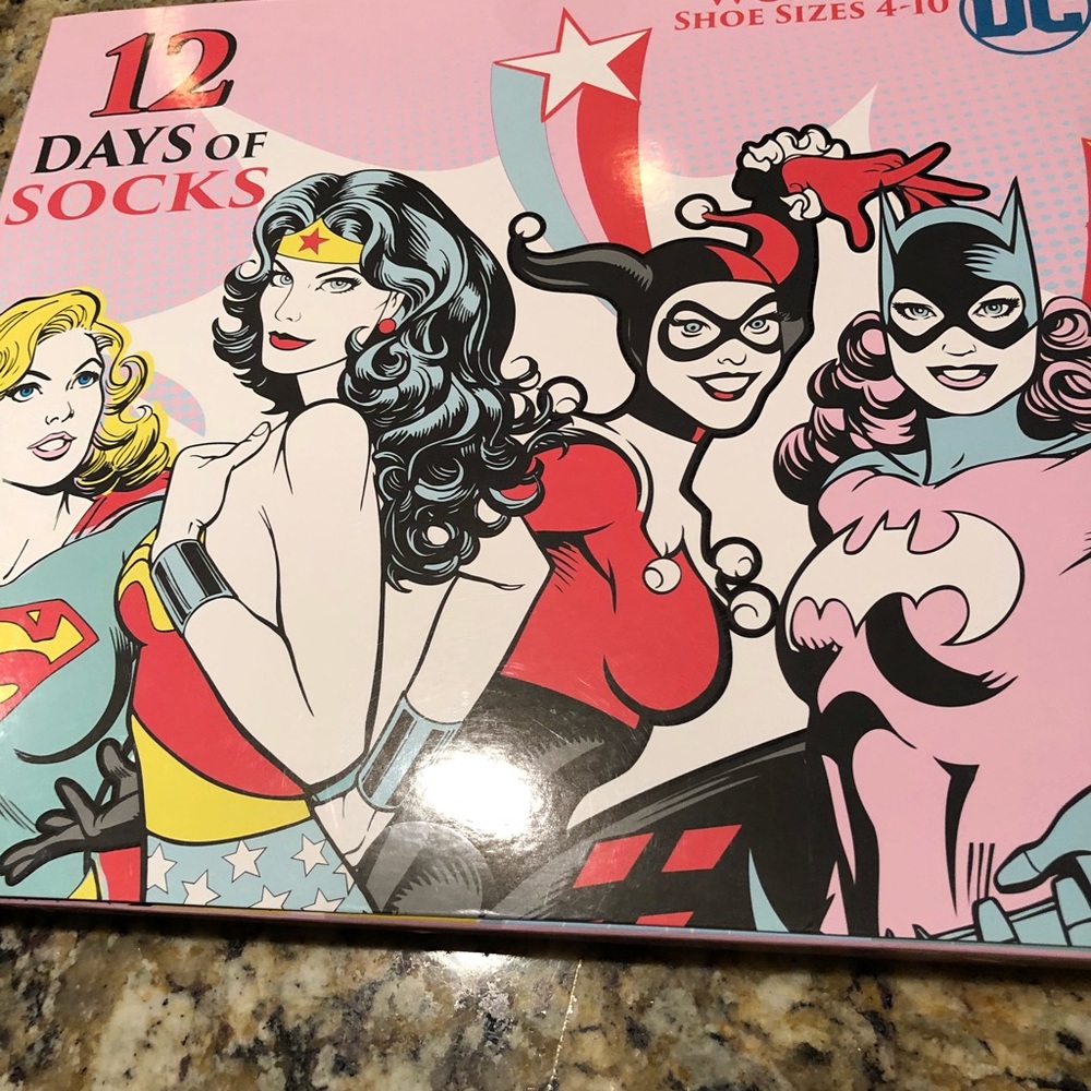 DCComic 12 Days Of socks