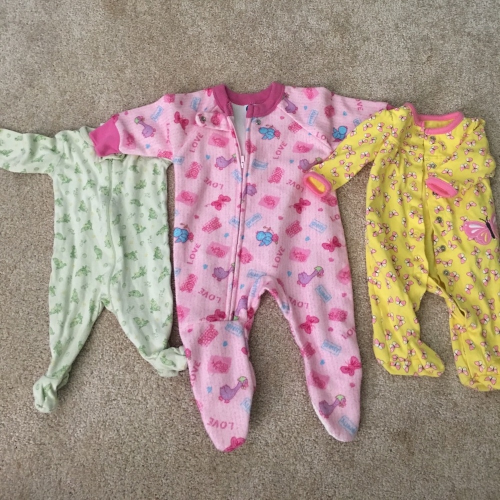 3 Footie Pajamas