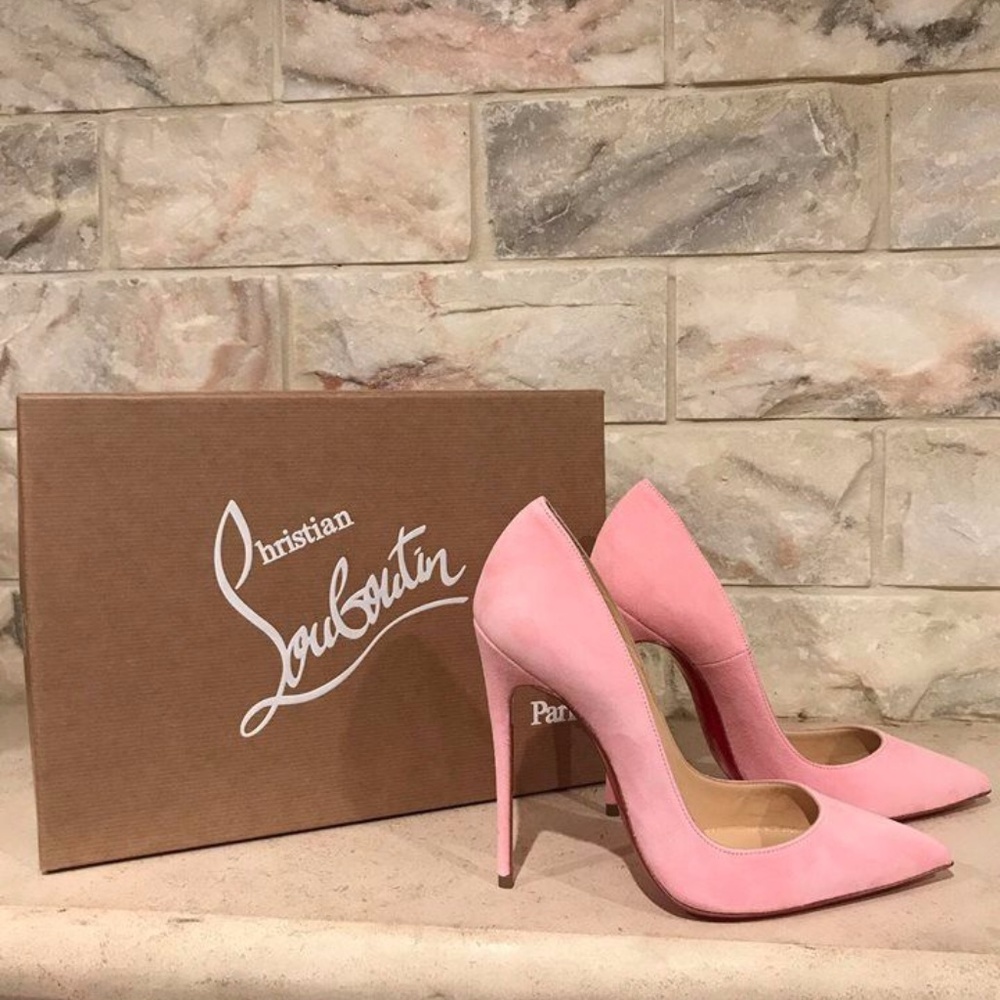 Louboutin So Kate Suede Heels