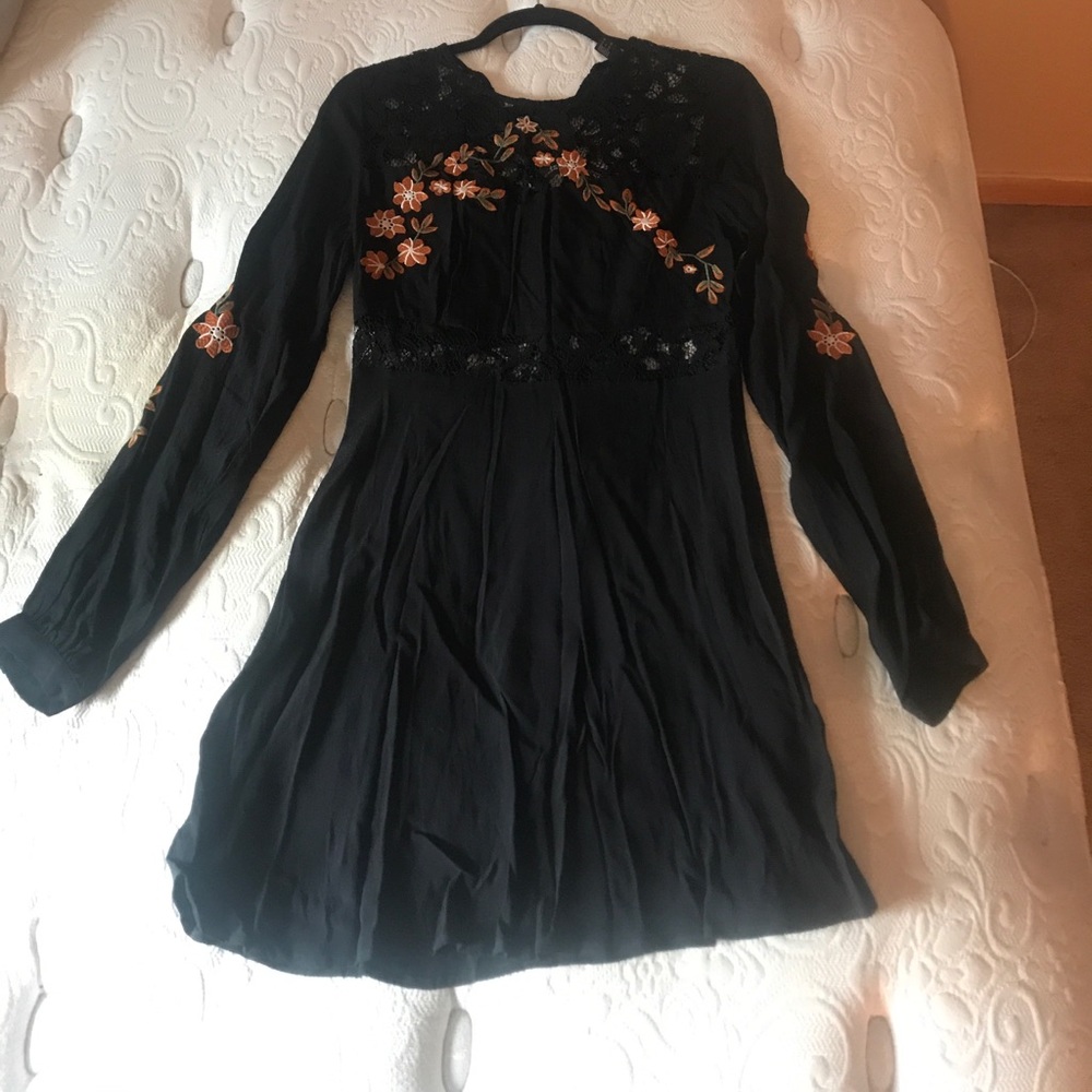 A black dress