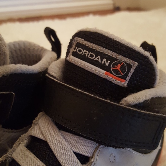 Infrared, Black, and Grey Jordans - Picture 2 of 4